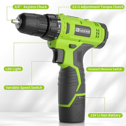 TorqueMax™ Cordless Power Drill